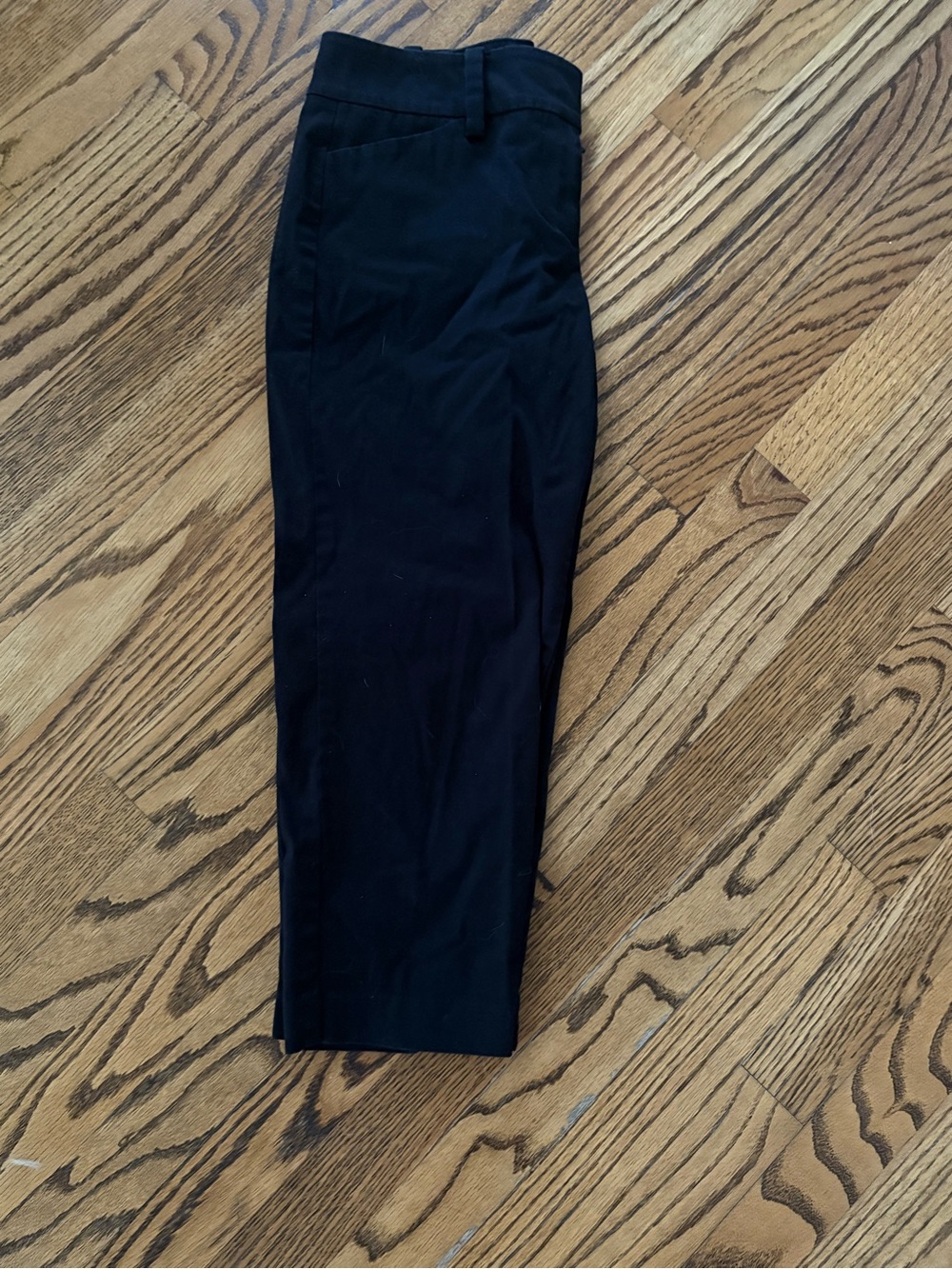 Ann Taylor Black Cropped Dress Capris